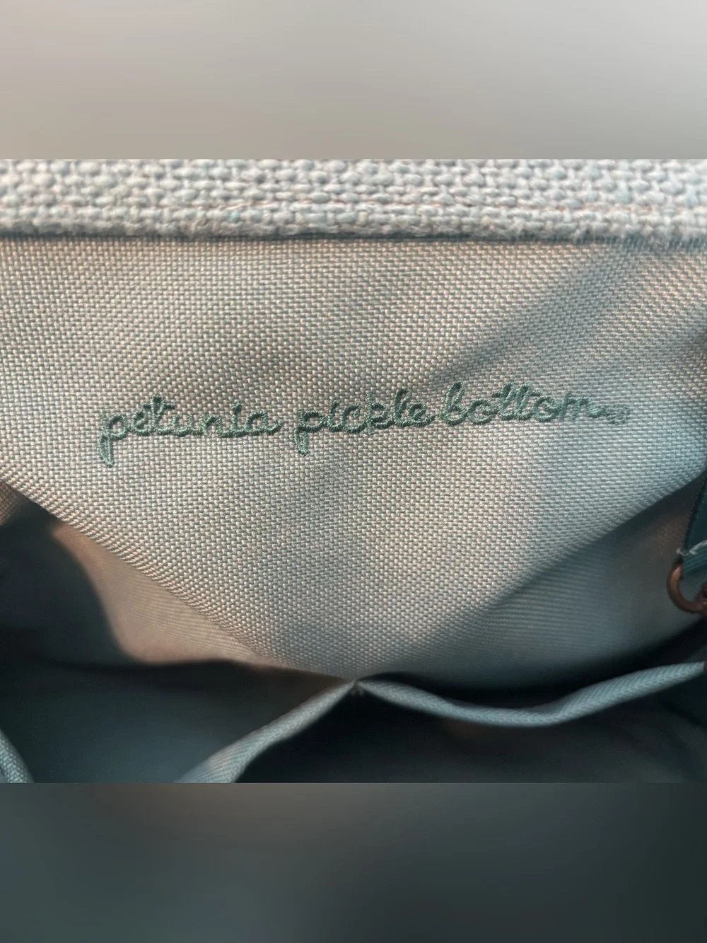 CAKE Diaper Bag- Teal, Brown & Cream